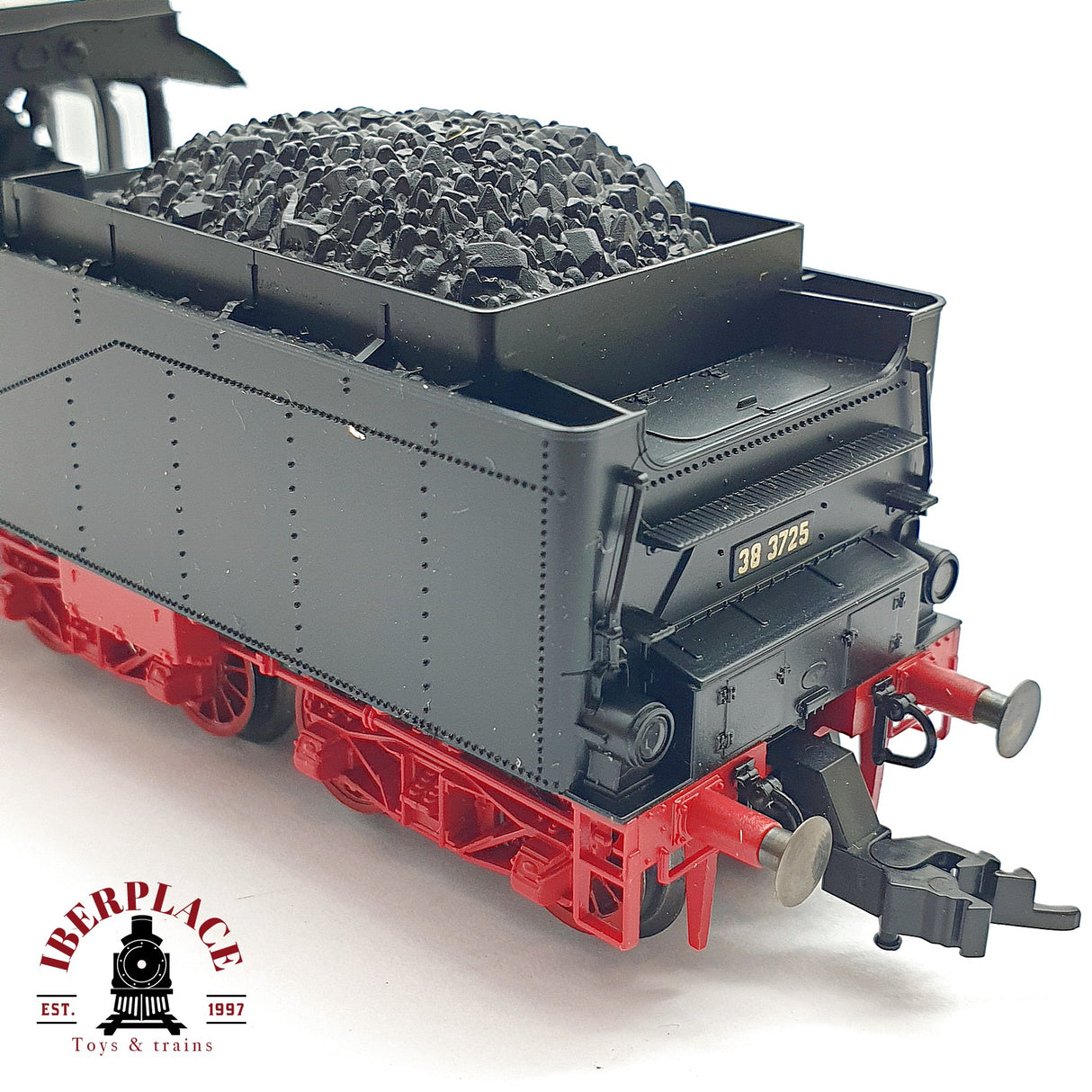 ♻️AC Fleischmann Locomotora BR 38 3725 DR Negra H0 escala 1:87