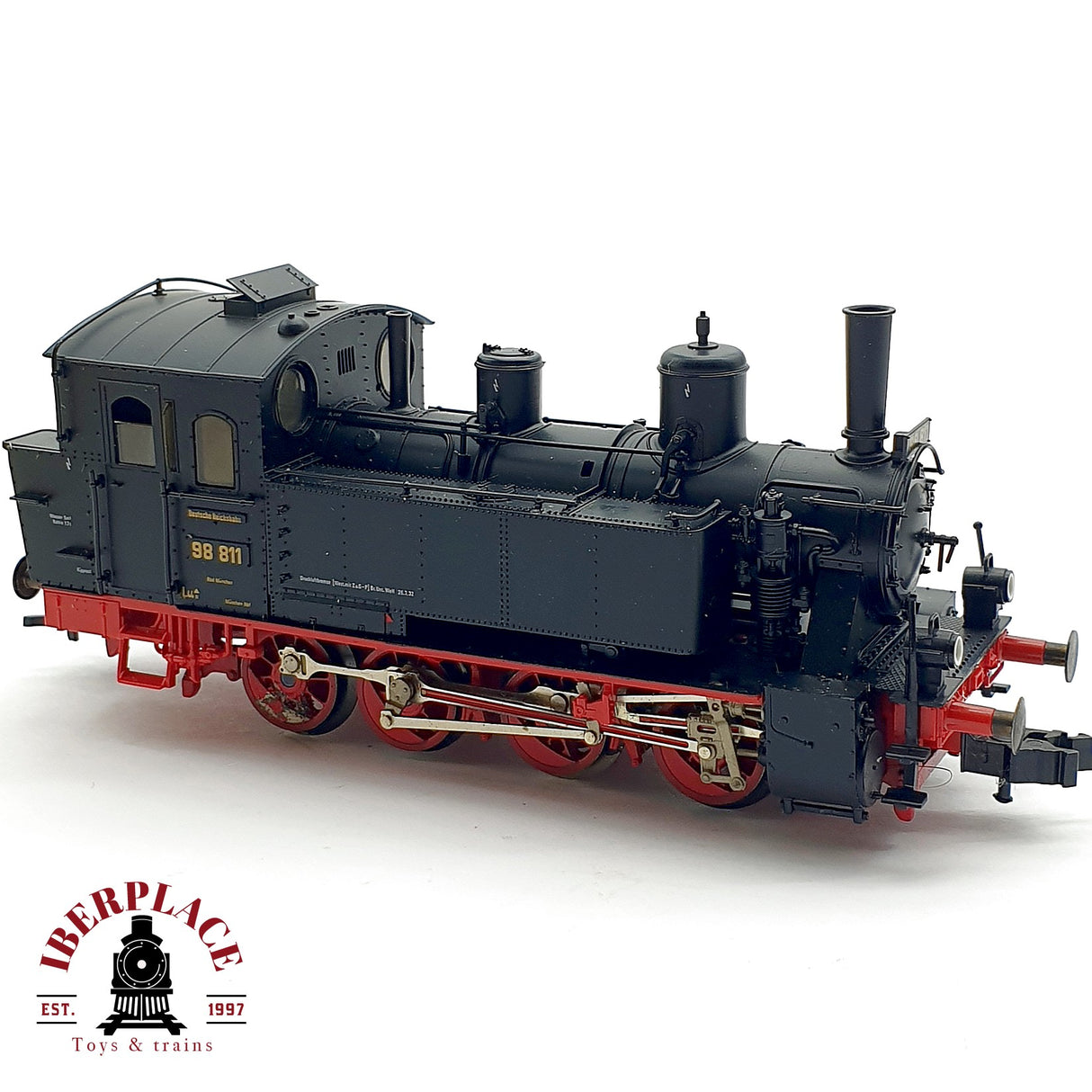 ♻️DC Fleischmann 4098 Locomotora BR 98 811 DR Negra H0 escala 1:87