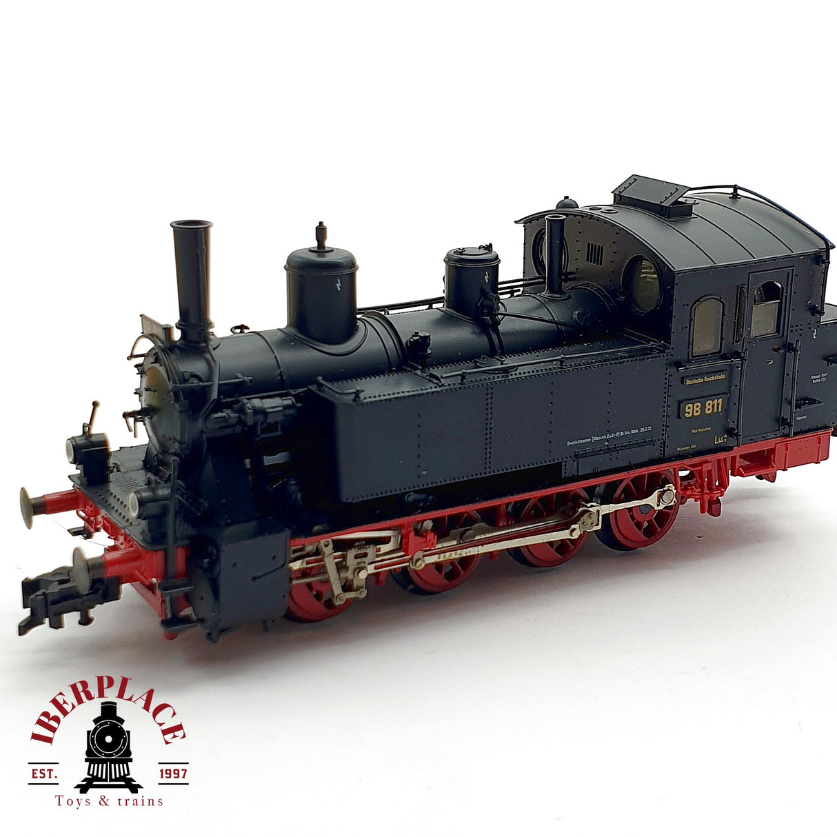 ♻️DC Fleischmann 4098 Locomotora BR 98 811 DR Negra H0 escala 1:87