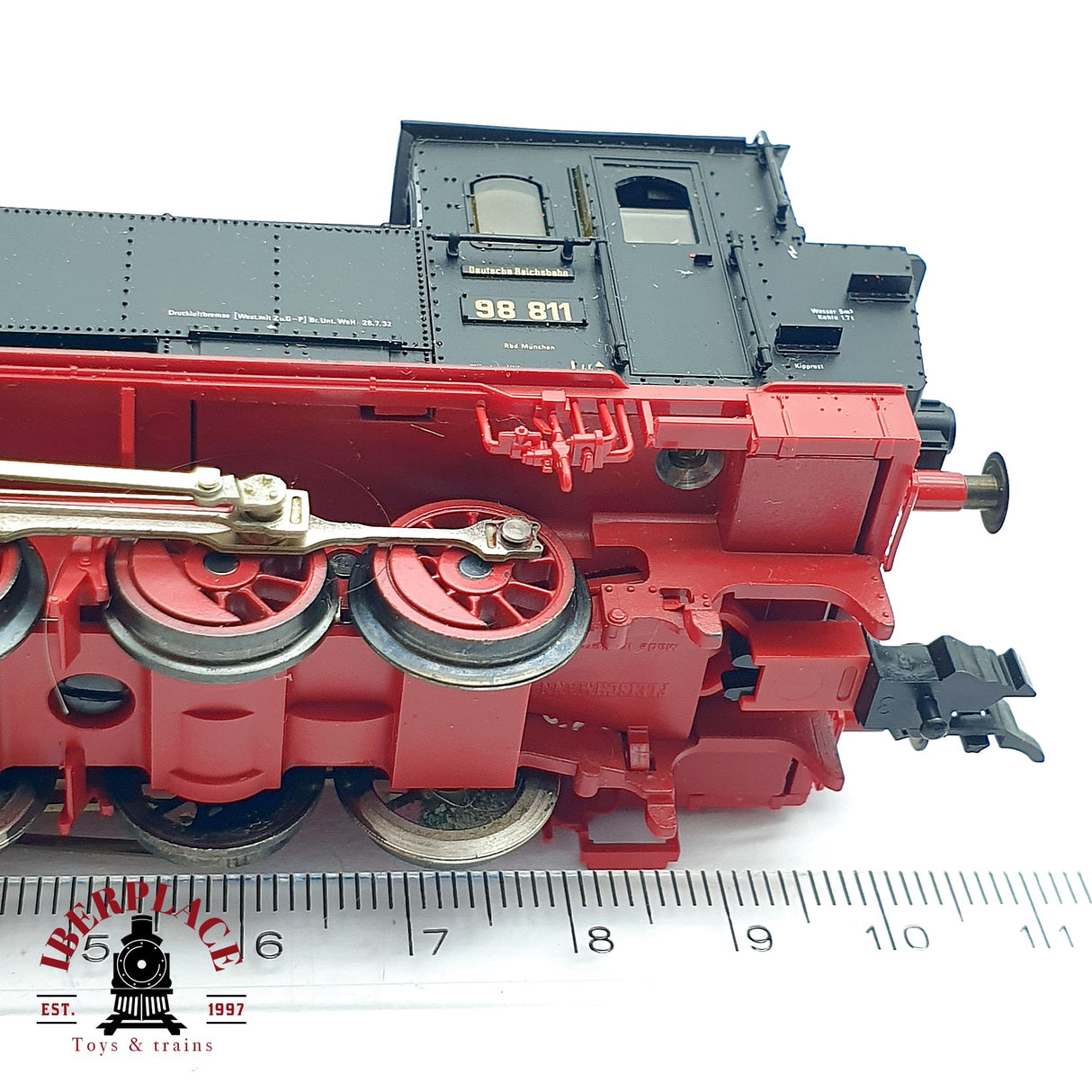 ♻️DC Fleischmann 4098 Locomotora BR 98 811 DR Negra H0 escala 1:87