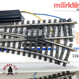 ♻️ Märklin 2263 2x desvío electrico a la derecha K H0 escala 1:87