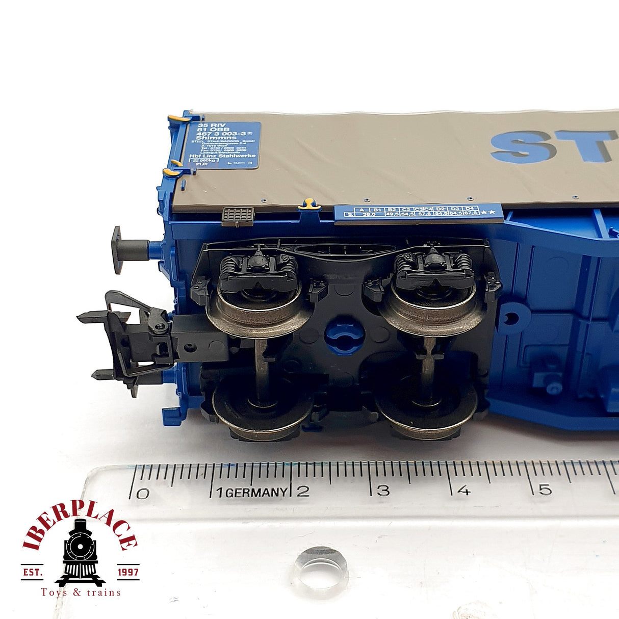 ♻️ AC Märklin 47206 vagón cerrado Steel ÖBB 467  H0 escala 1:87