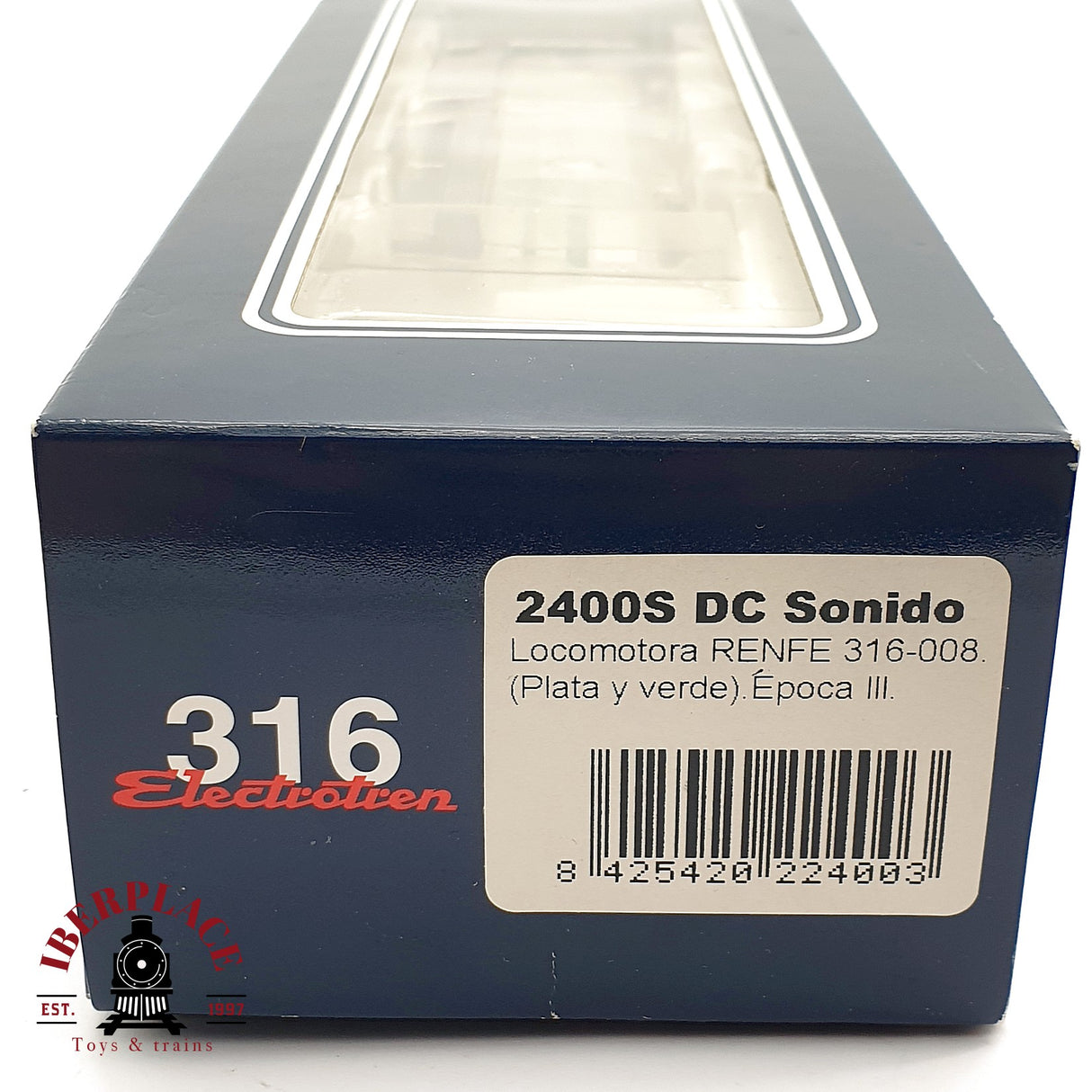 ♻️ DC Electrotren 2400S Digital Locomotora RENFE 316-008 con sonido H0 escala 1:87