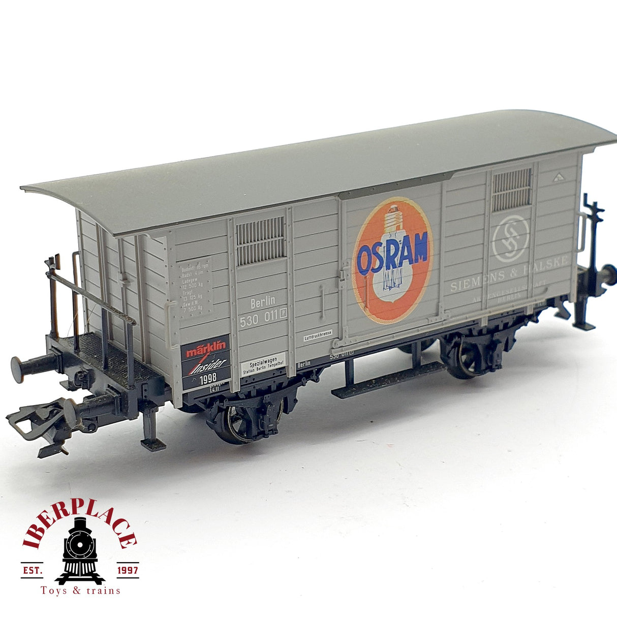 ♻️ AC Märklin Insider 48853 vagón cerrado OSRAM Berlin 530 H0 escala 1:87