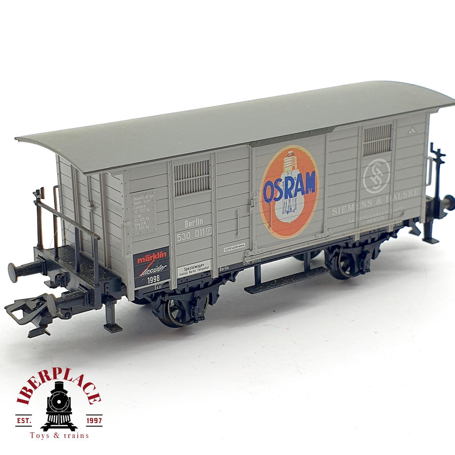 ♻️ AC Märklin Insider 48853 vagón cerrado OSRAM Berlin 530 H0 escala 1:87