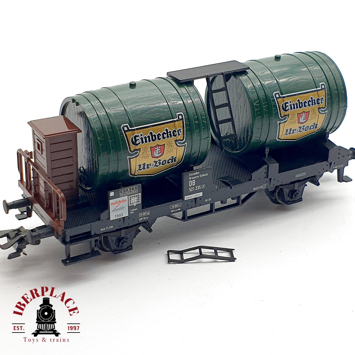 ♻️ AC Märklin insider 84438 vagon anual 1993 barriles de cerveza DB H0 escala 1:87