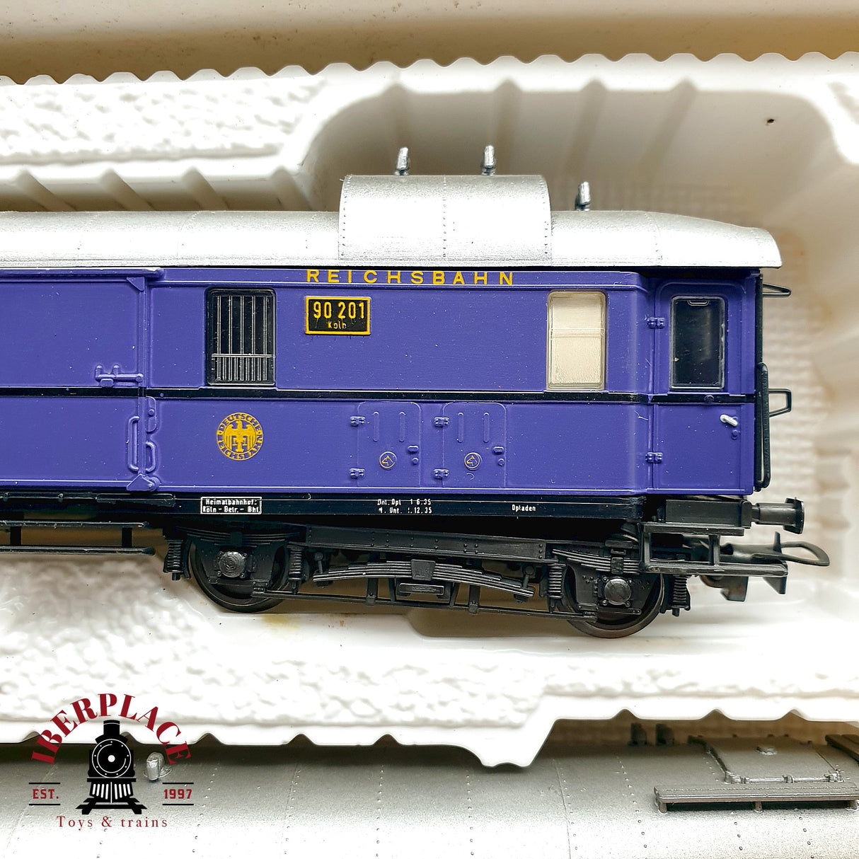 ♻️ DC Liliput 820 set de coches pasajero y equipaje Rheingold DRG H0 escala 1:87
