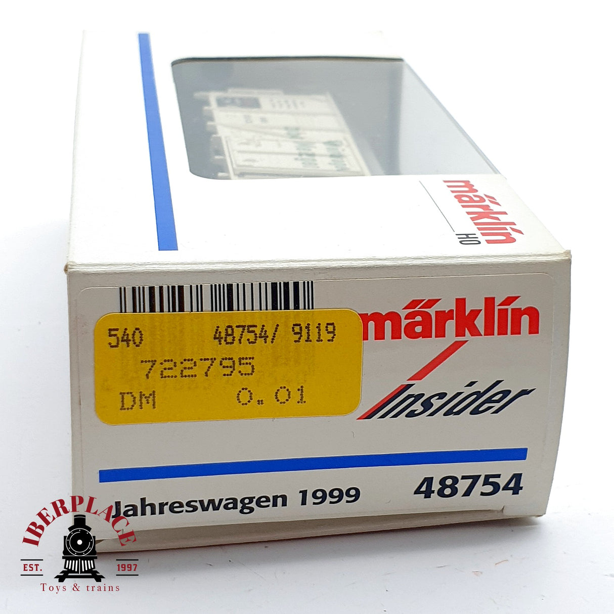 ♻️ AC Märklin insider 48754 vagón anual 1999 Weinwagen Robert Metzger H0 escala 1:87