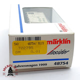 ♻️ AC Märklin insider 48754 vagón anual 1999 Weinwagen Robert Metzger H0 escala 1:87