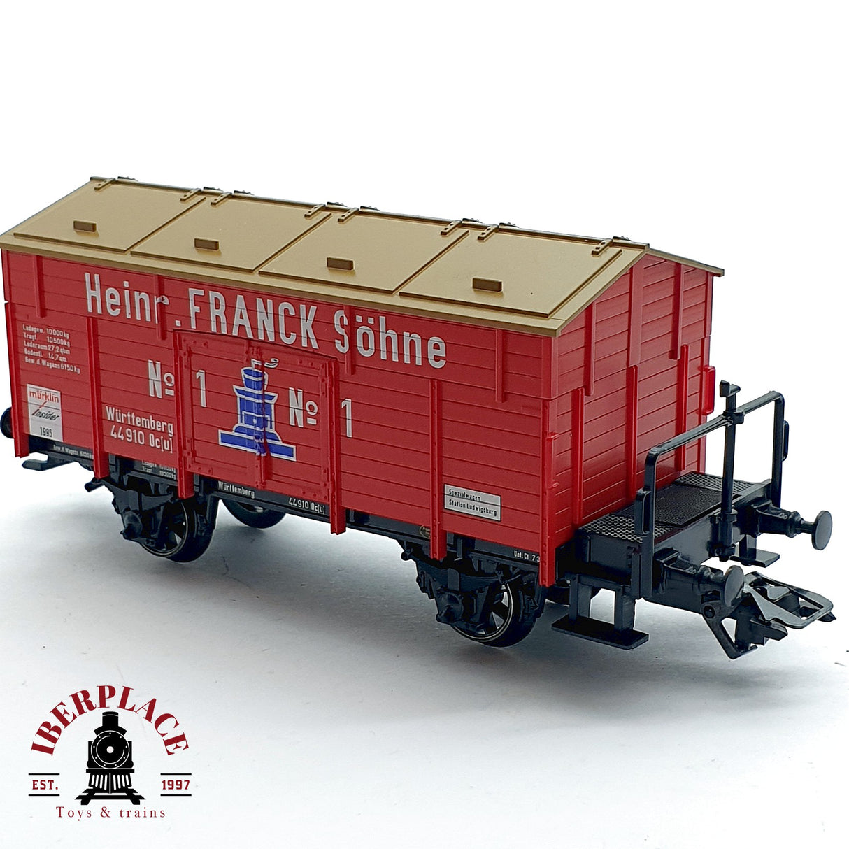 ♻️ AC Märklin insider 46969 vagón anual 1996 Heinr Franck Söhne H0 escala 1:87