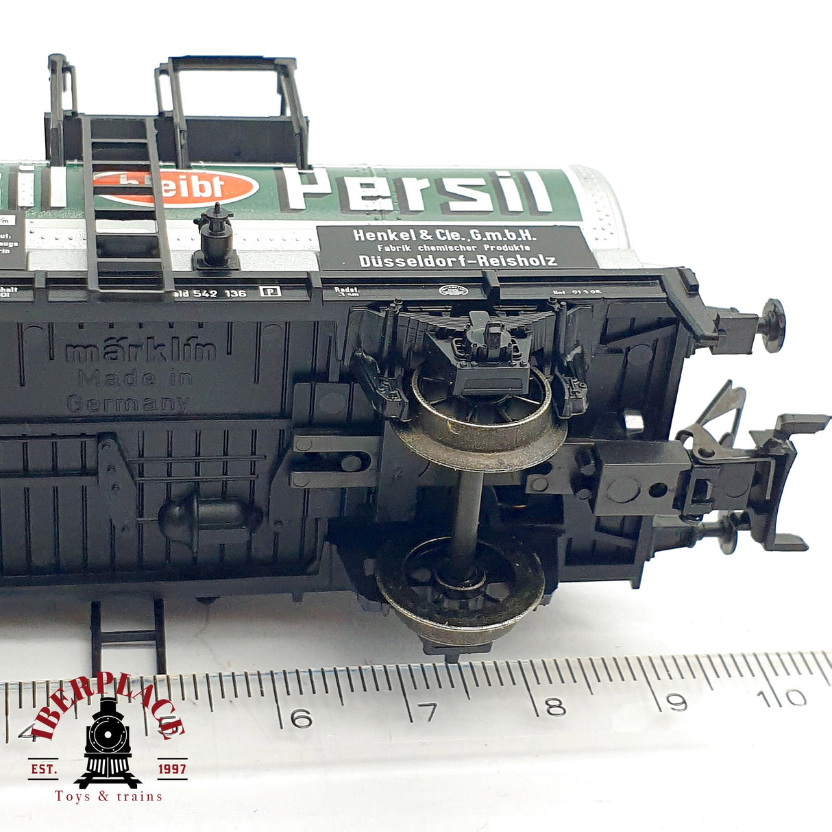 ♻️ AC Märklin 84870 vagón cisterna anual 1995 Persil DR 542 136 H0 escala 1:87
