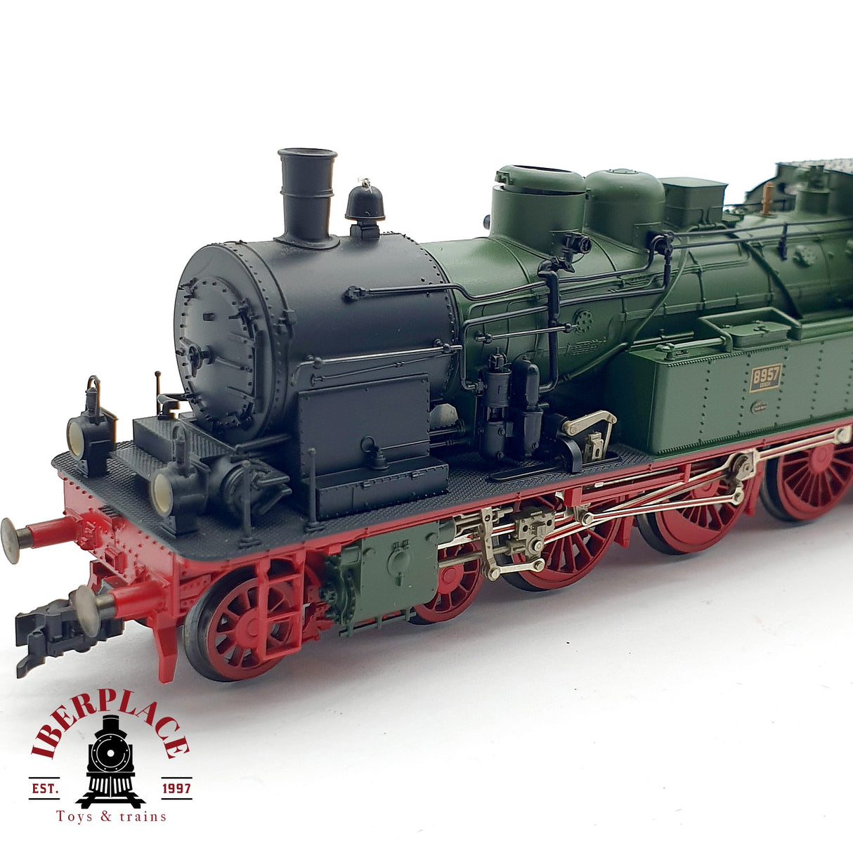 ♻️ DC Fleischmann Locomotora K.P.E.V 8957 verde H0 escala 1:87