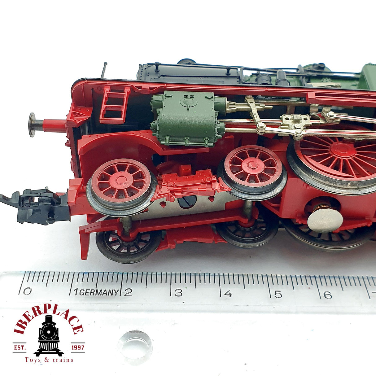 ♻️ DC Fleischmann Locomotora K.P.E.V 8957 verde H0 escala 1:87