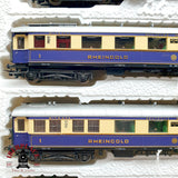♻️ DC Liliput 820 set de coches pasajero y equipaje Rheingold DRG H0 escala 1:87
