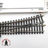 ♻️ Märklin 22716 desvío a la derecha 225 mm H0 escala 1:87