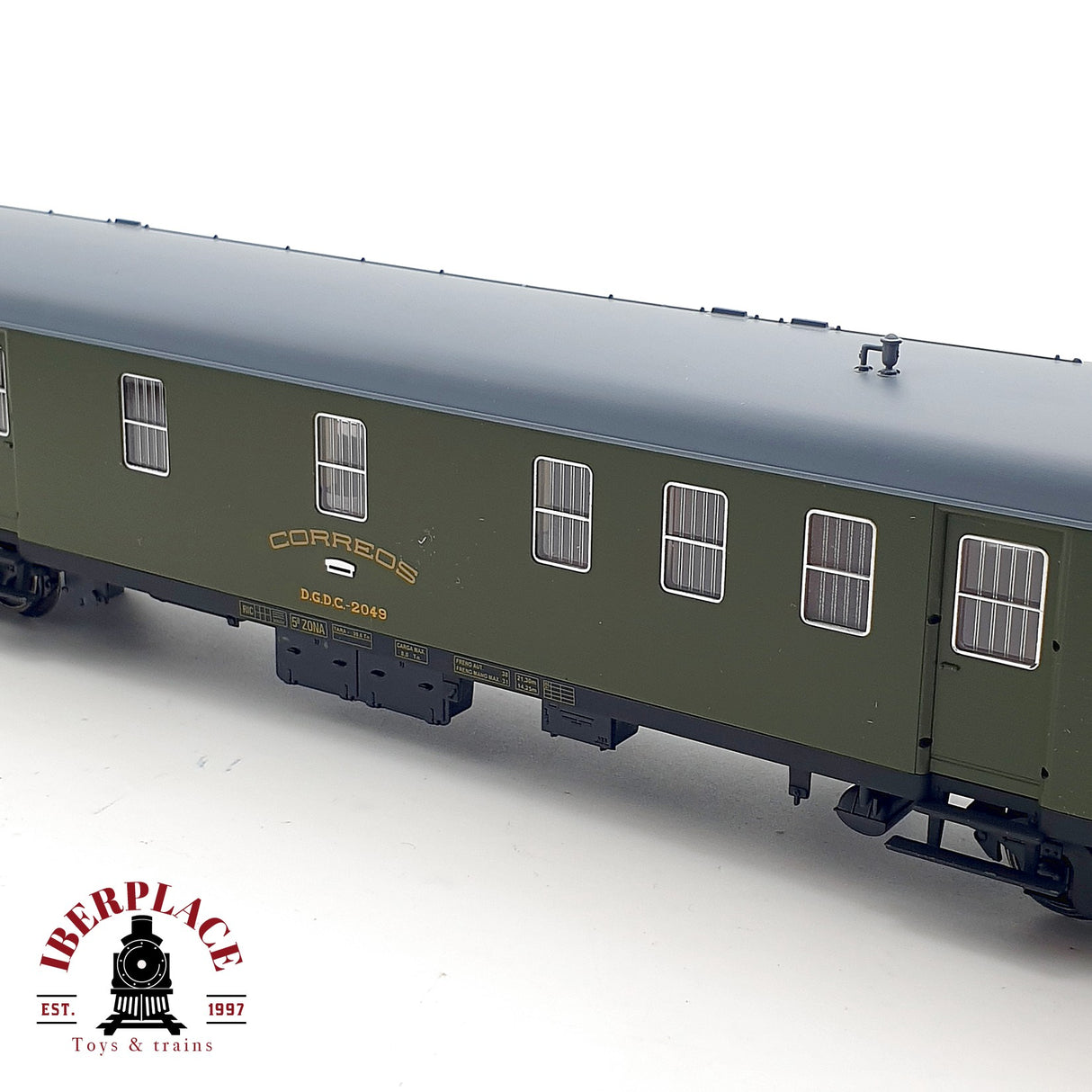 ♻️ DC Electrotren 5214K Coche correos DGCT 2049 Ep 3-4 H0 escala 1:87