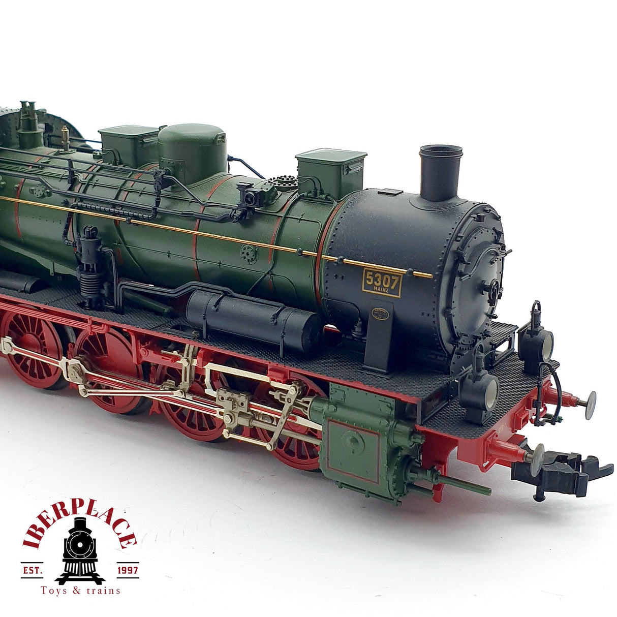 ♻️ DC 3x Fleischmann Locomotora K.P.E.V 5307 + vagones pasajeros H0 escala 1:87