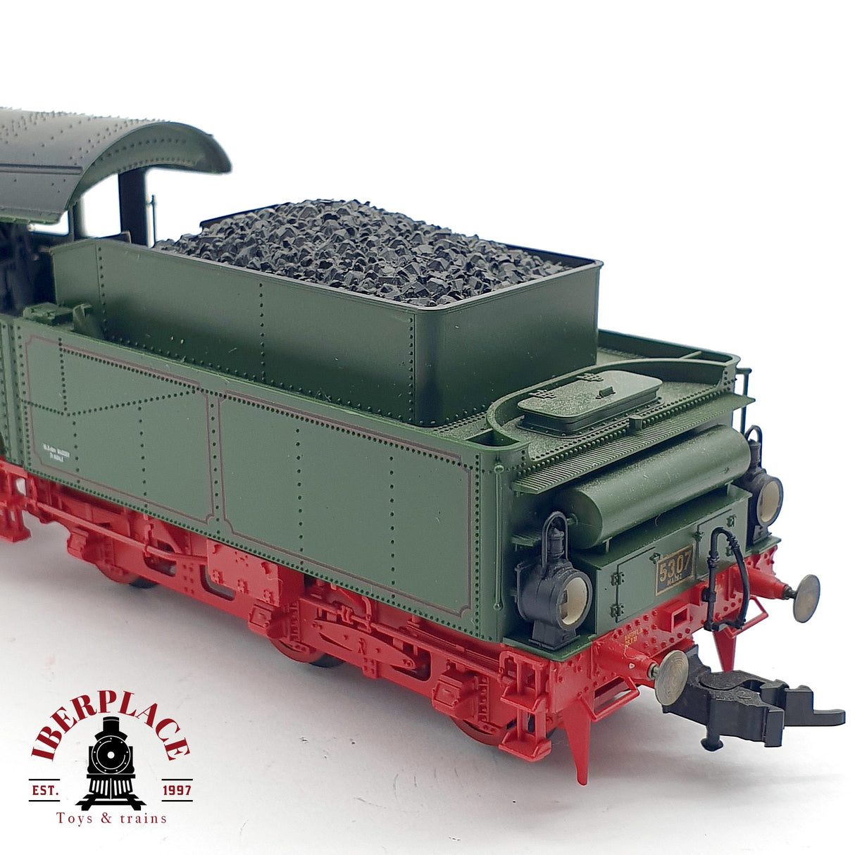 ♻️ DC 3x Fleischmann Locomotora K.P.E.V 5307 + vagones pasajeros H0 escala 1:87
