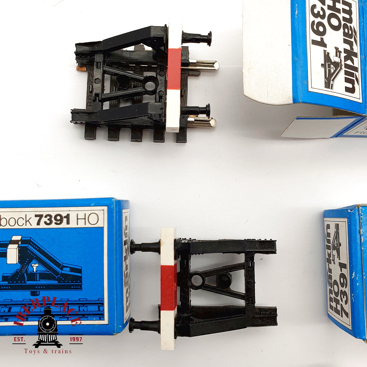♻️ Märklin 5x 7391 tope final de vias Sistema K H0 escala 1:87