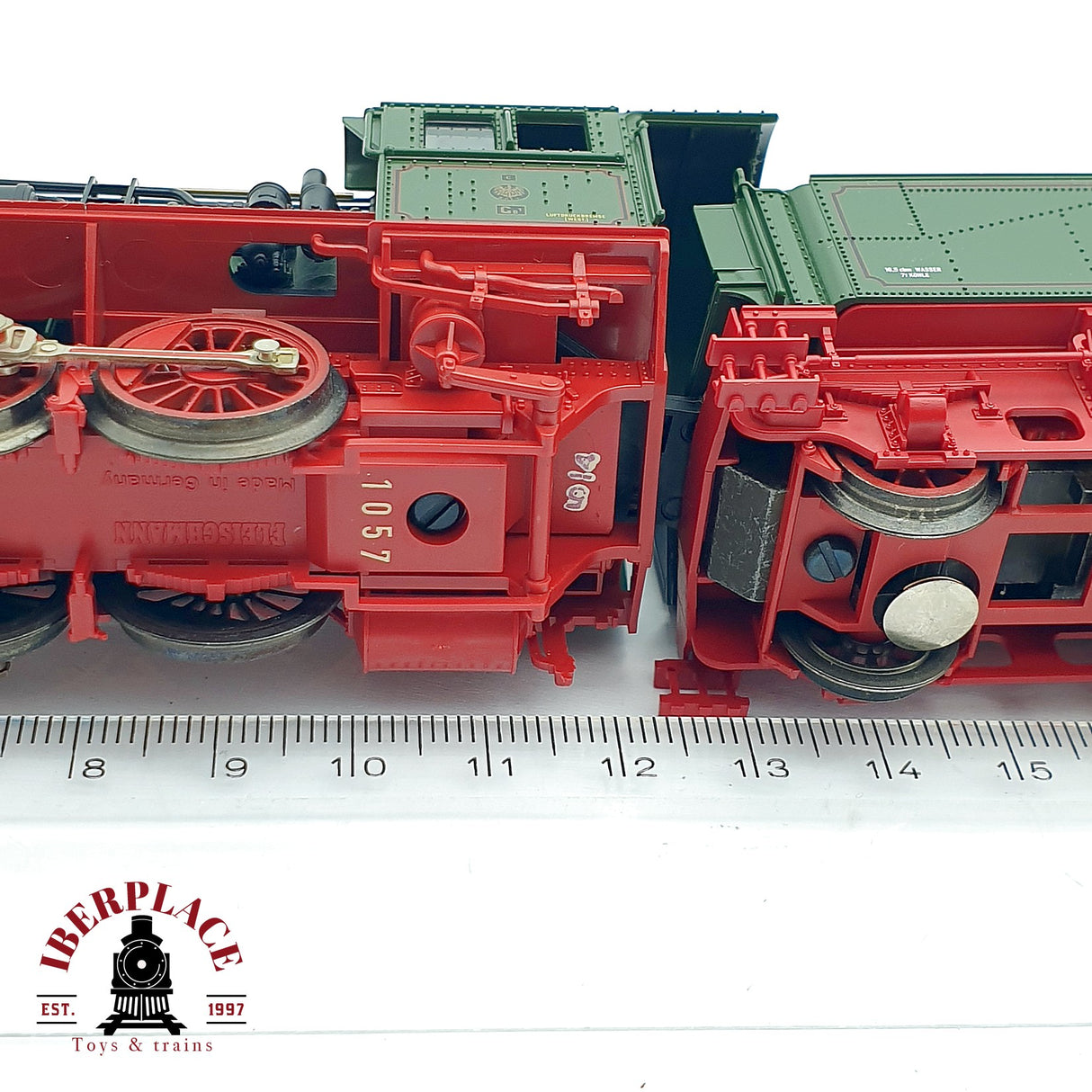 ♻️ DC 3x Fleischmann Locomotora K.P.E.V 5307 + vagones pasajeros H0 escala 1:87