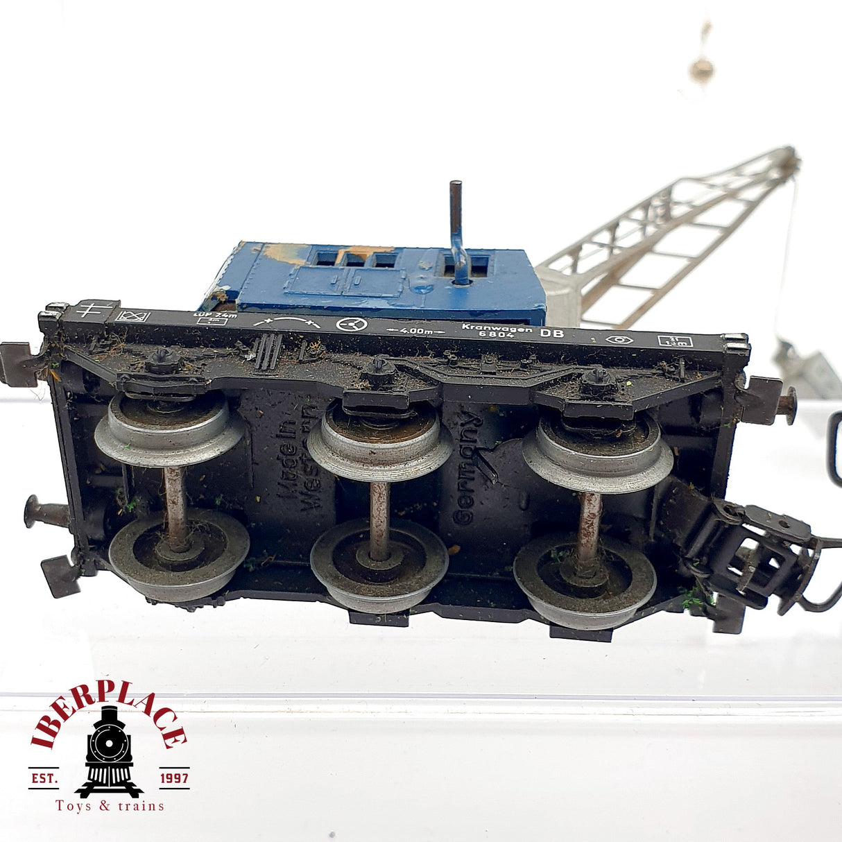 ♻️ 5x Märklin vagones grúa 6804 DB para repuestos o restaurar H0 escala 1:87