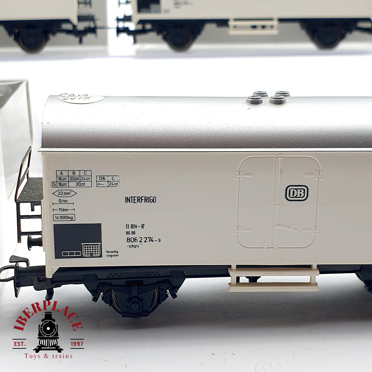 ♻️ 5x Märklin 4415 vagones mercancias Interfrigo DB 806 H0 escala 1:87
