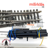 ♻️ Märklin 2263 2262 desvío eléctrico a la izquierda y derecha K H0 escala 1:87