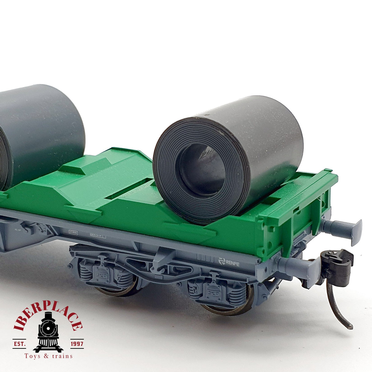 ♻️ DC Roco 46779 vagon plataforma RENFE 8171 476 H0 escala 1:87