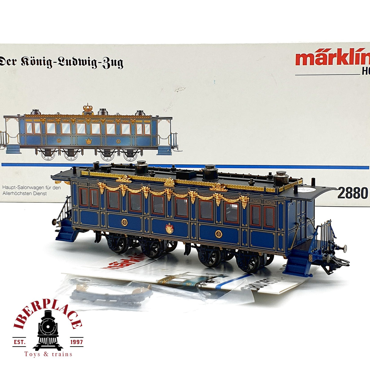 ♻️ Märklin 2880 Vagón salón para los más distinguidos numero 3 (89282) H0 escala 1:87 A28