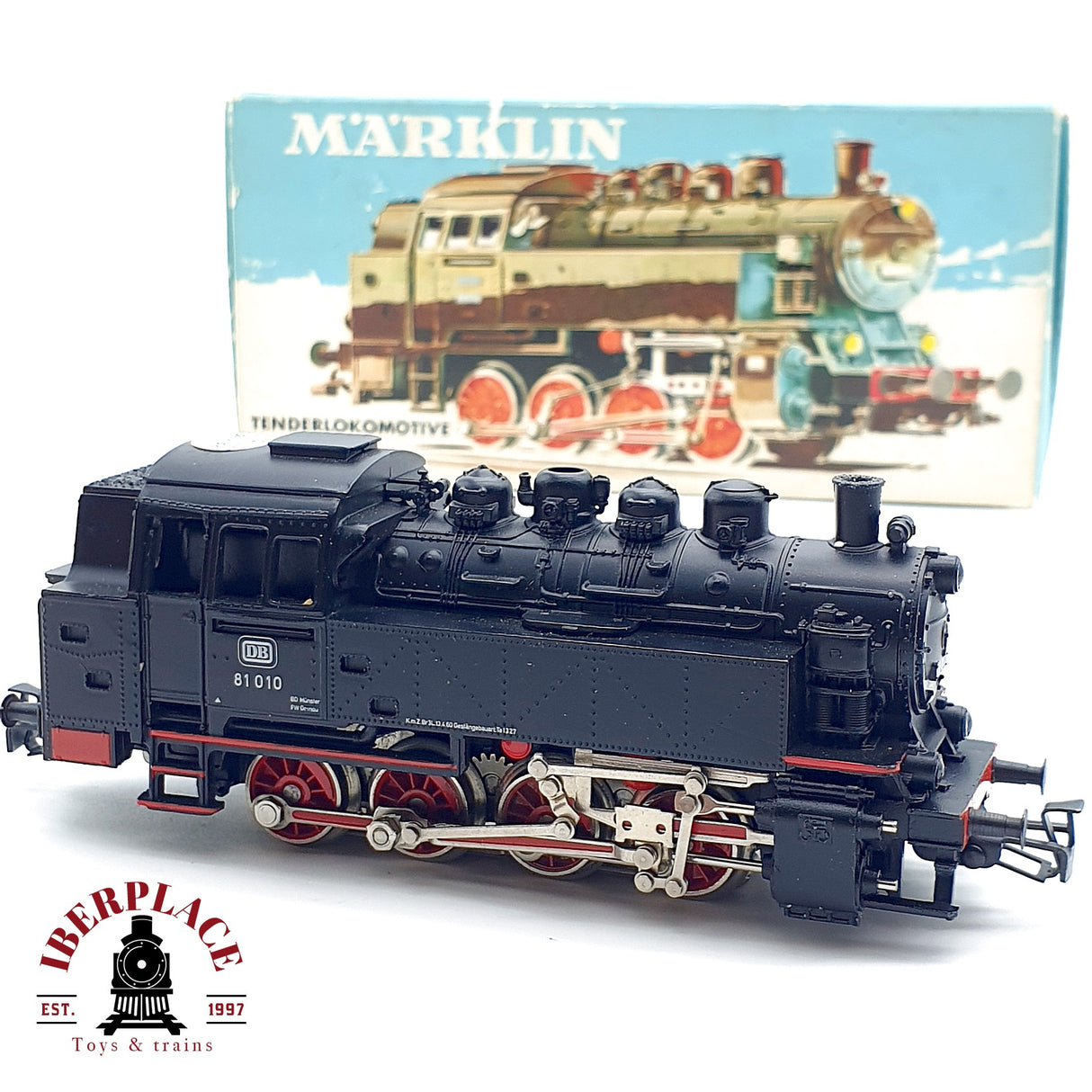 ♻️ AC Märklin 3032 Locomotora BR 81 010 DB  H0 escala 1:87 A28