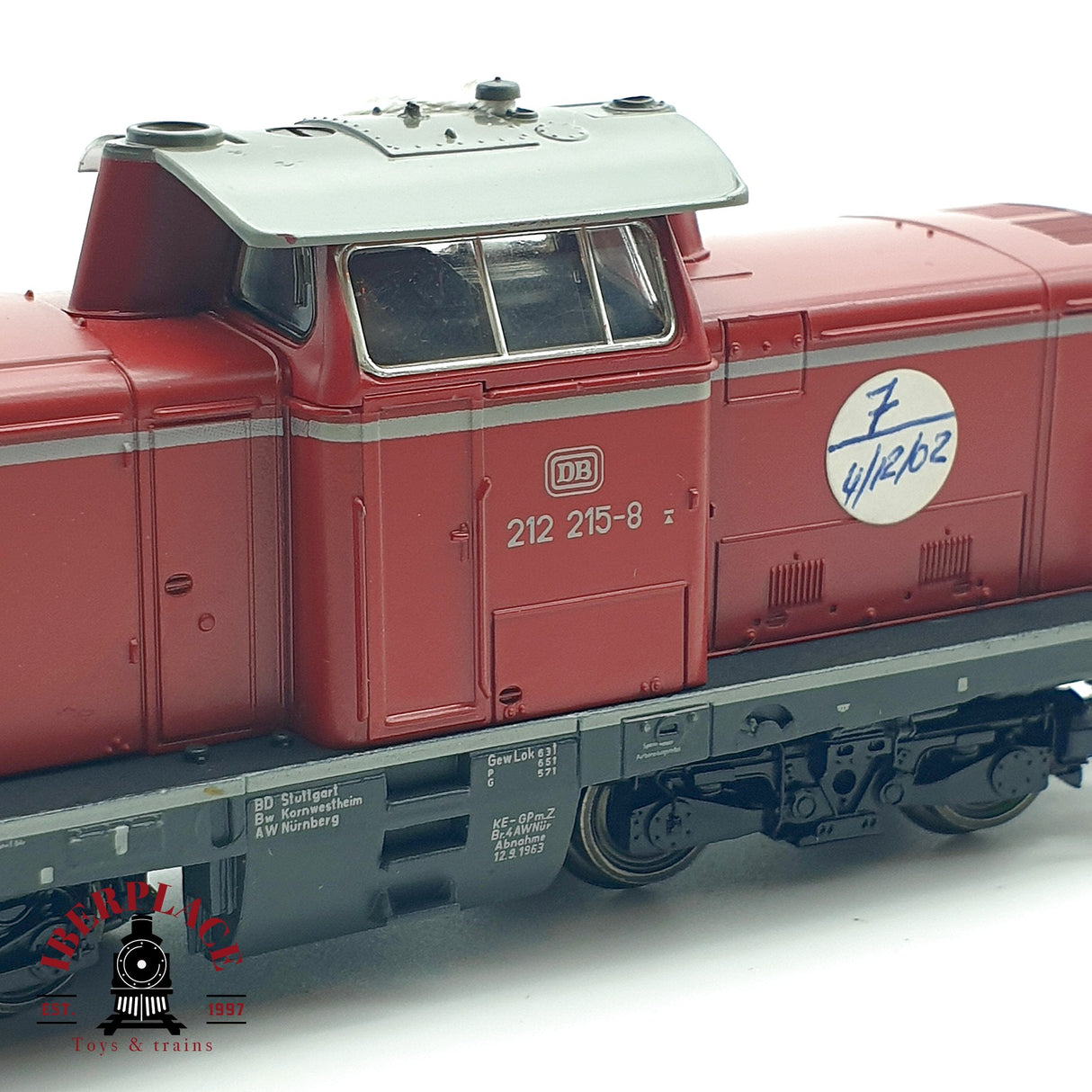 ♻️ AC Märklin 3072 Locomotora BR 212 215-8 DB Roja H0 escala 1:87