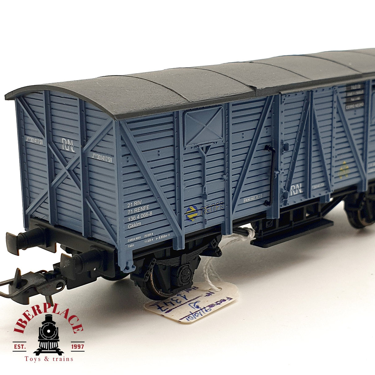 ♻️ DC Electrotren 1347 vagón tajo de vías y obras RENFE H0 escala 1:87 A28