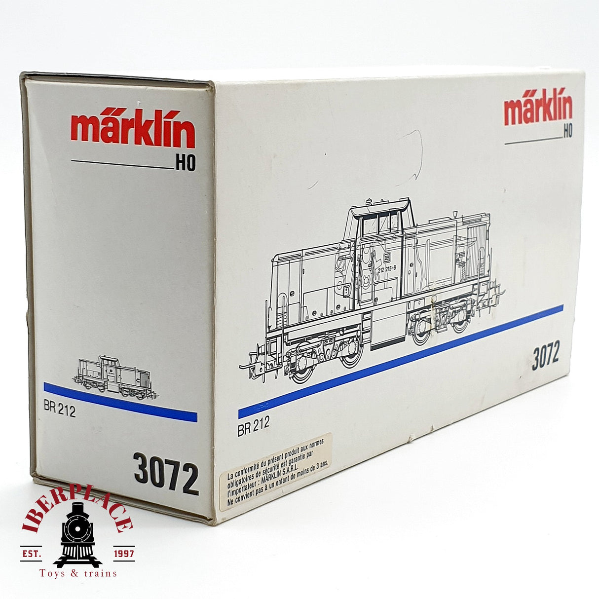 ♻️ AC Märklin 3072 Locomotora BR 212 215-8 DB Roja H0 escala 1:87
