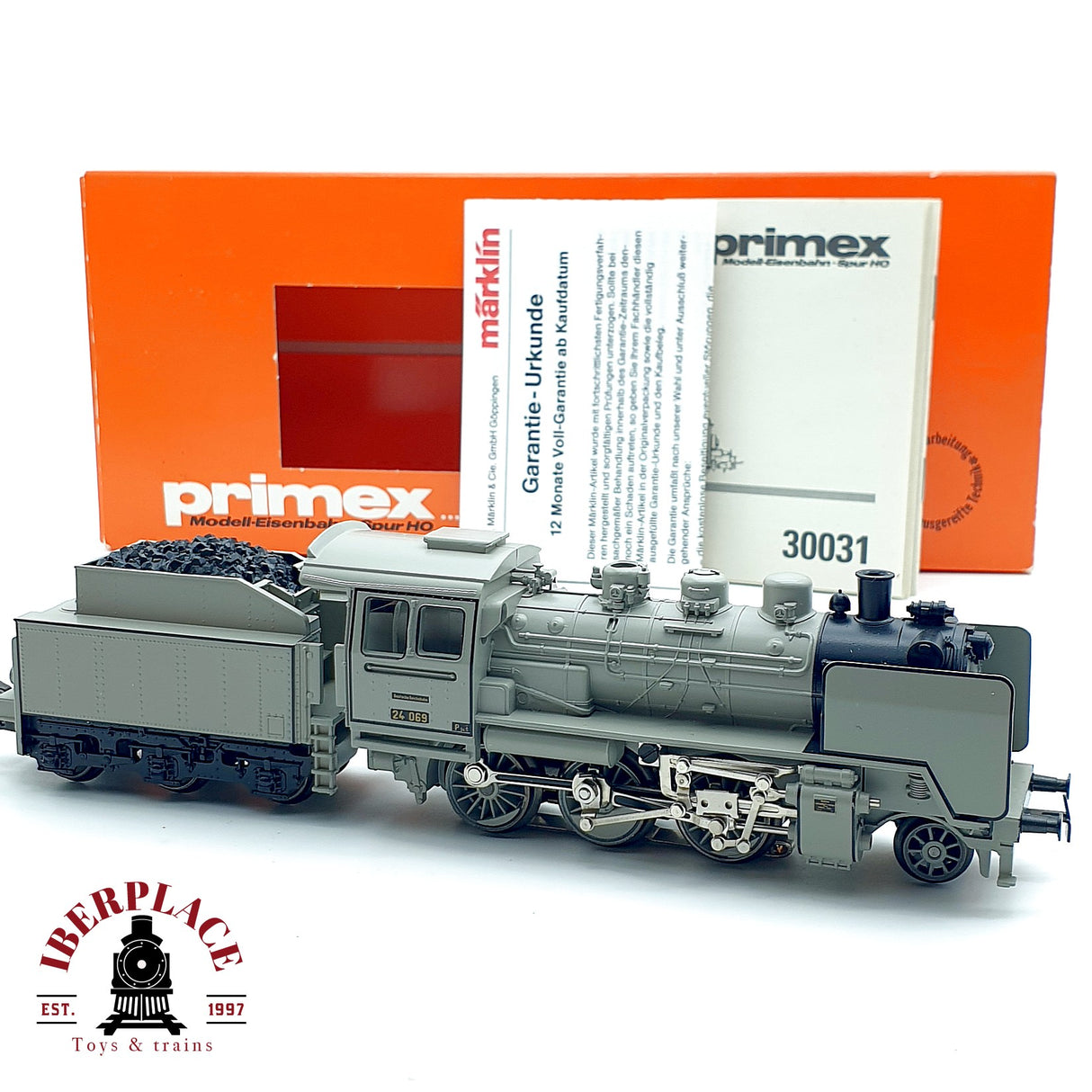 ♻️ AC Märklin Primex 30031 Locomotora BR 24 069 DRG  H0 escala 1:87 A28