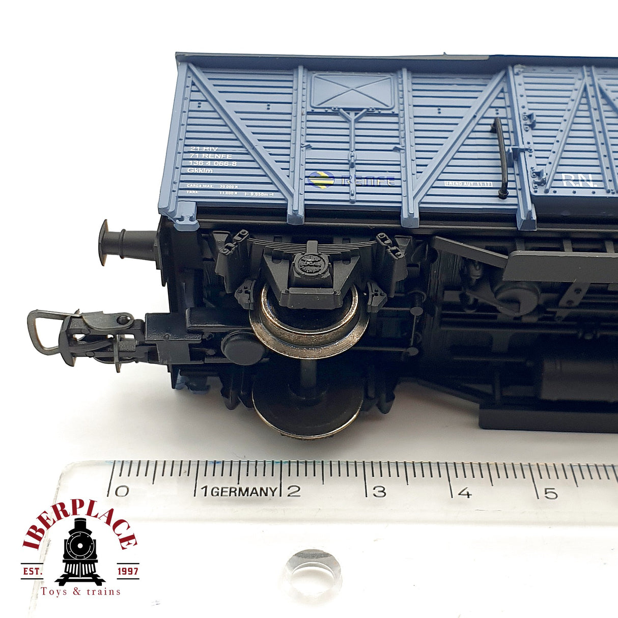 ♻️ DC Electrotren 1347 vagón tajo de vías y obras RENFE H0 escala 1:87 A28