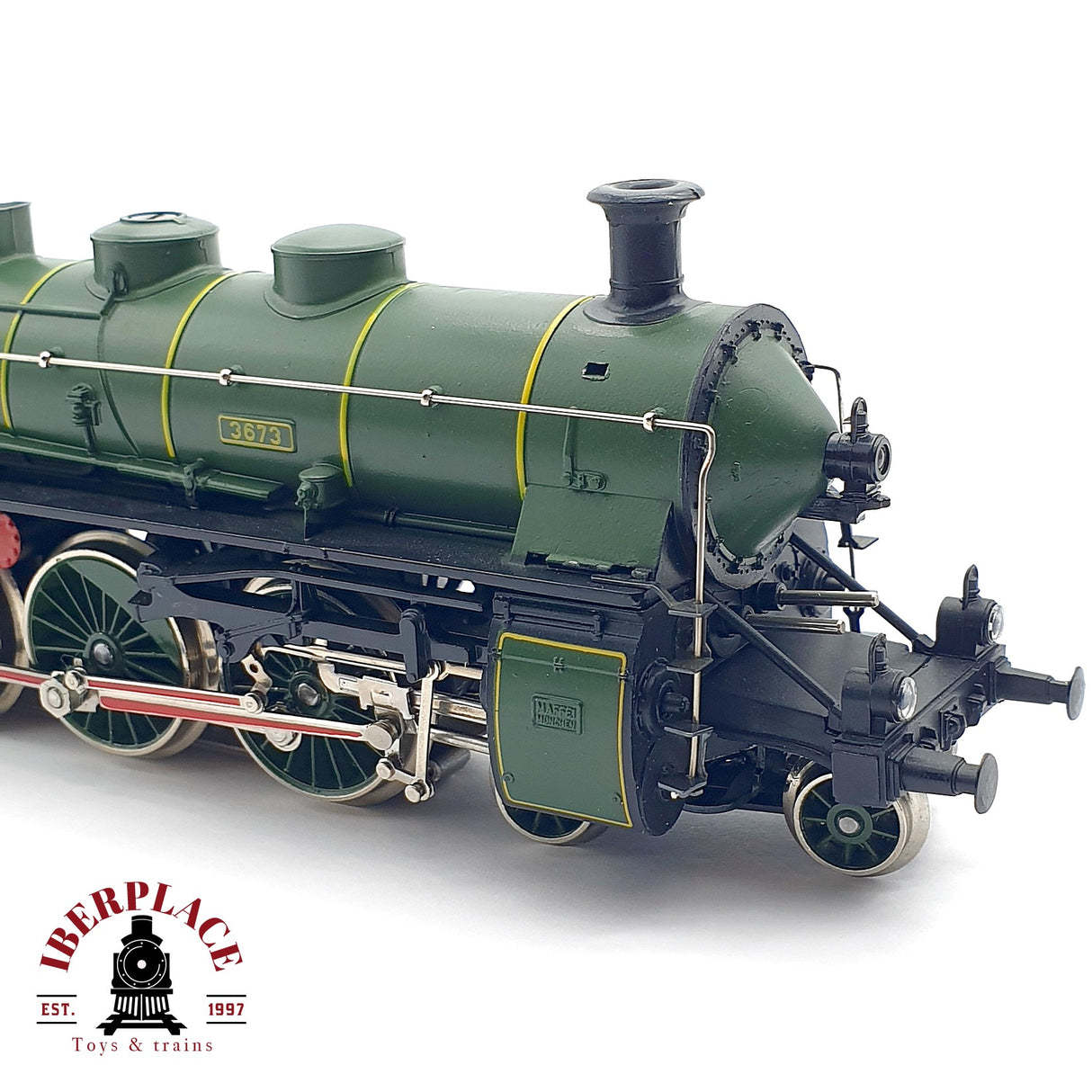 ♻️ AC Märklin Locomotora K.Bay.Sts.B 3673 verde H0 escala 1:87