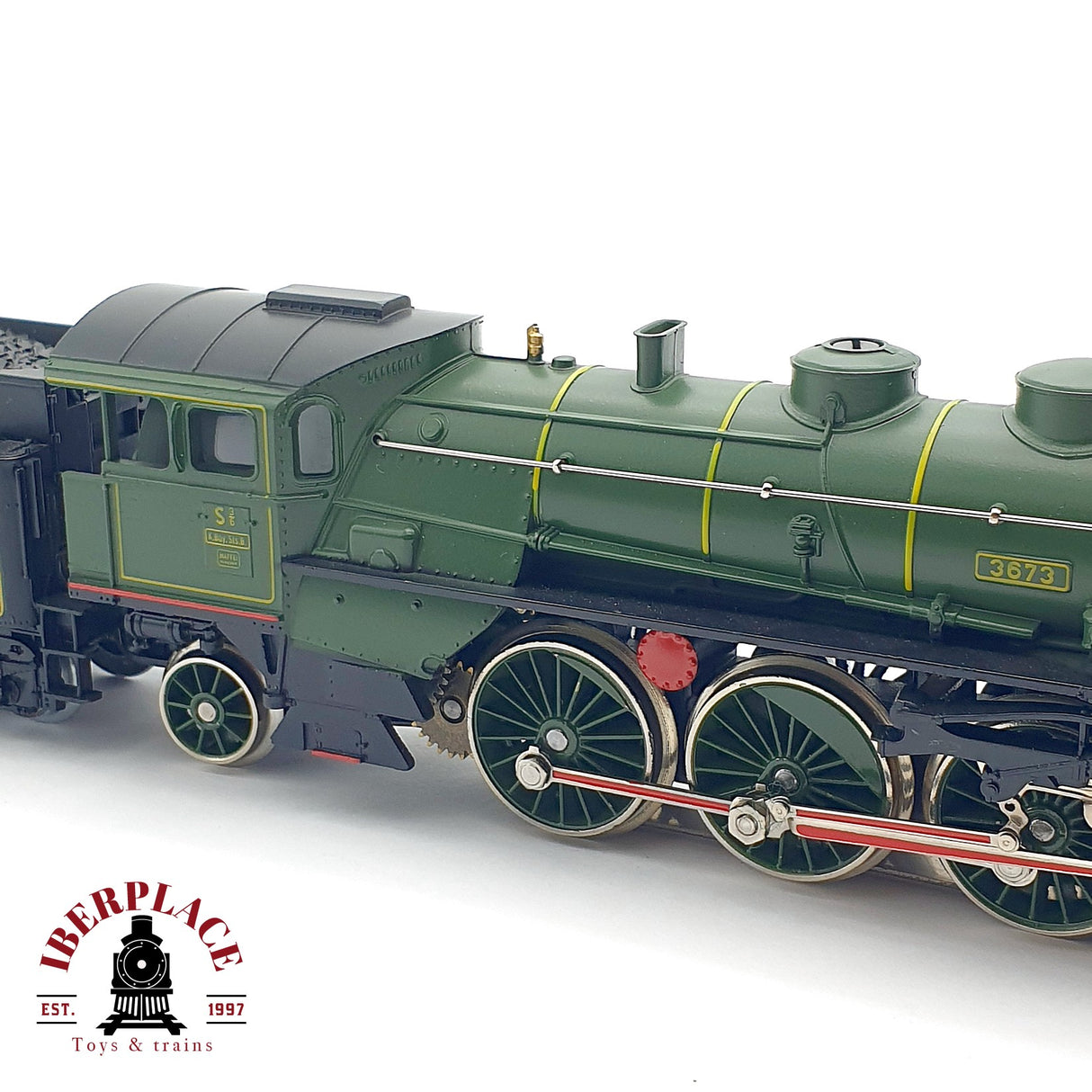 ♻️ AC Märklin Locomotora K.Bay.Sts.B 3673 verde H0 escala 1:87