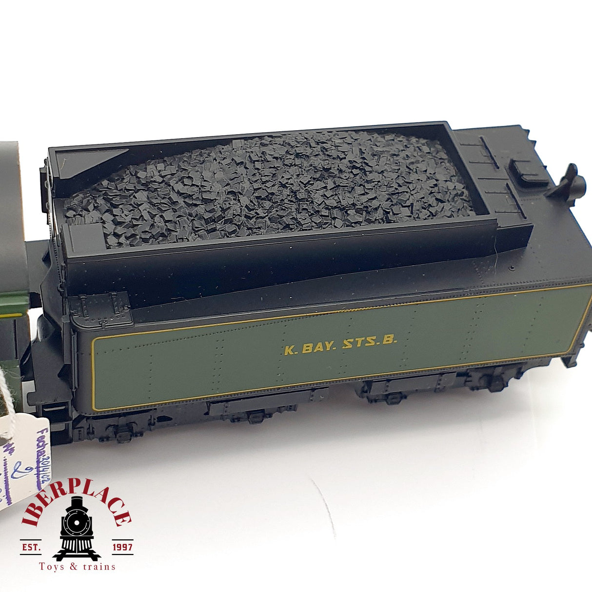 ♻️ AC Märklin Locomotora K.Bay.Sts.B 3673 verde H0 escala 1:87