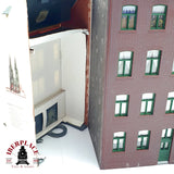 ♻️ 3 Edificios residenciales adosados y esquinero con comercios H0 escala 1:87