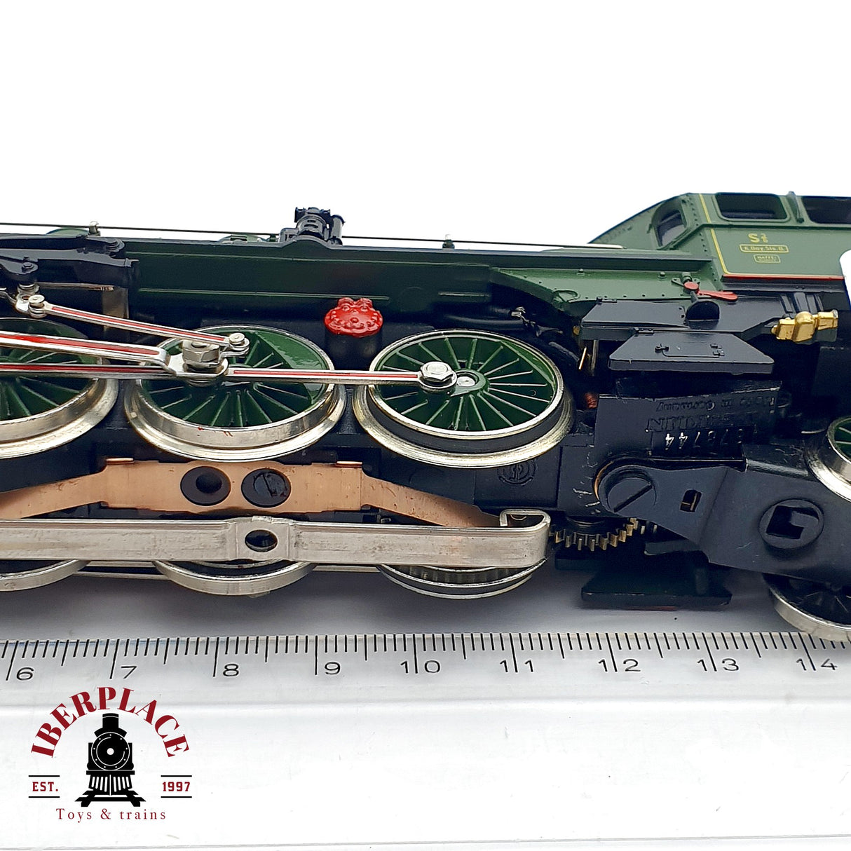 ♻️ AC Märklin Locomotora K.Bay.Sts.B 3673 verde H0 escala 1:87