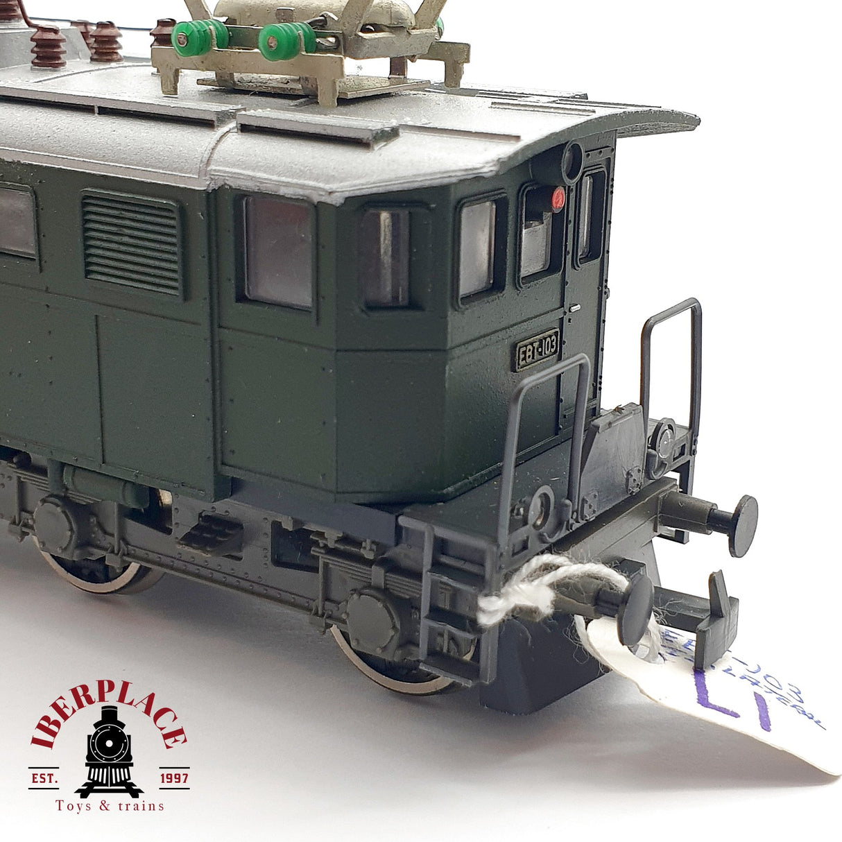 ♻️ AC Liliput Locomotora Eléctrica EBT 103 verde H0 escala 1:87