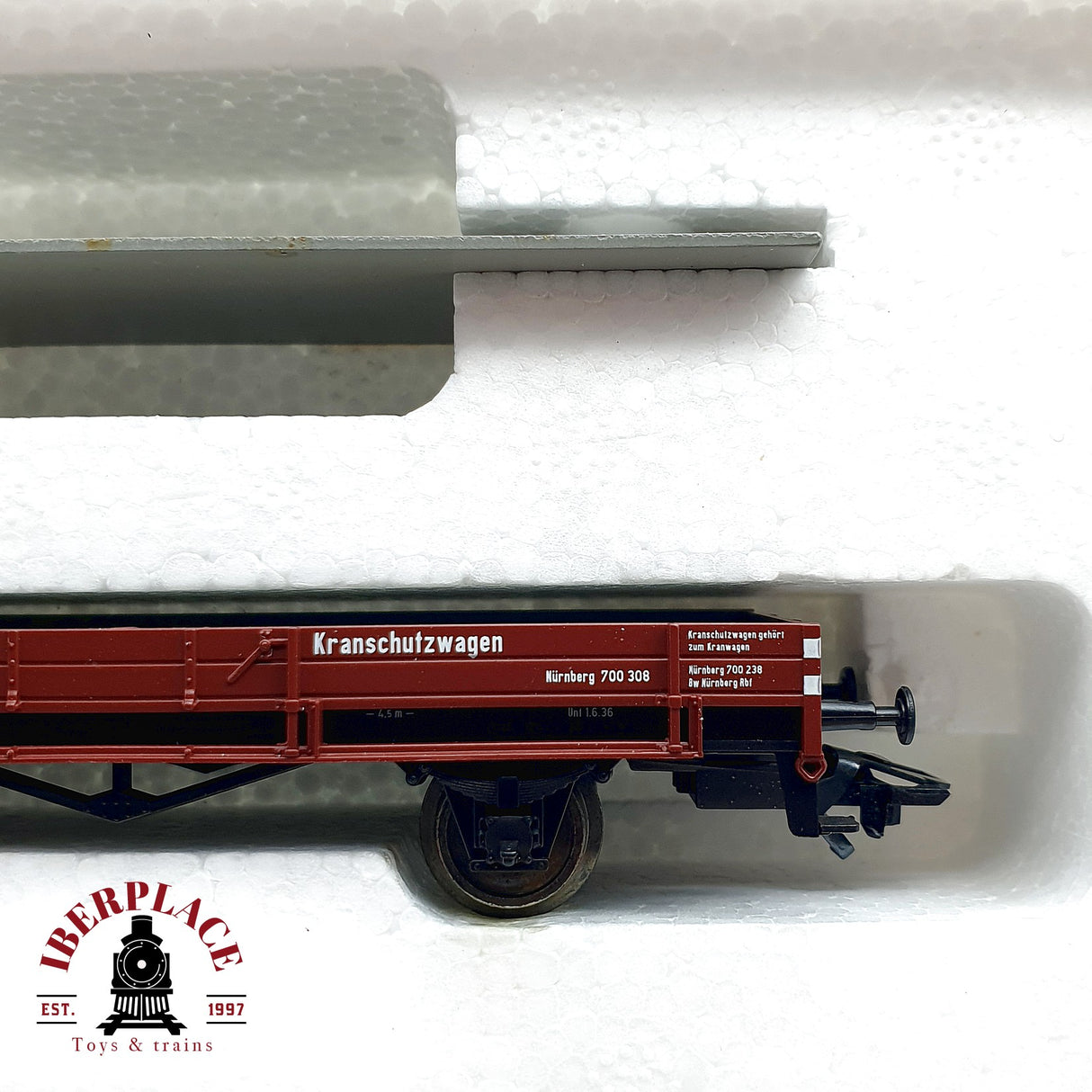 ♻️ DC Märklin 48674 Set de vagón grúa para cambios de vía H0 escala 1:87 A28