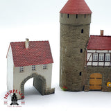 ♻️ Torre antigua puerta del pueblo tipo castillo H0 escala 1:87