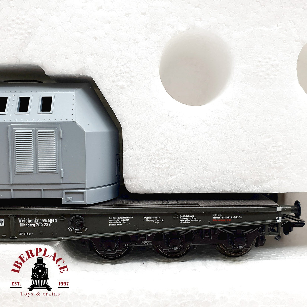 ♻️ DC Märklin 48674 Set de vagón grúa para cambios de vía H0 escala 1:87 A28