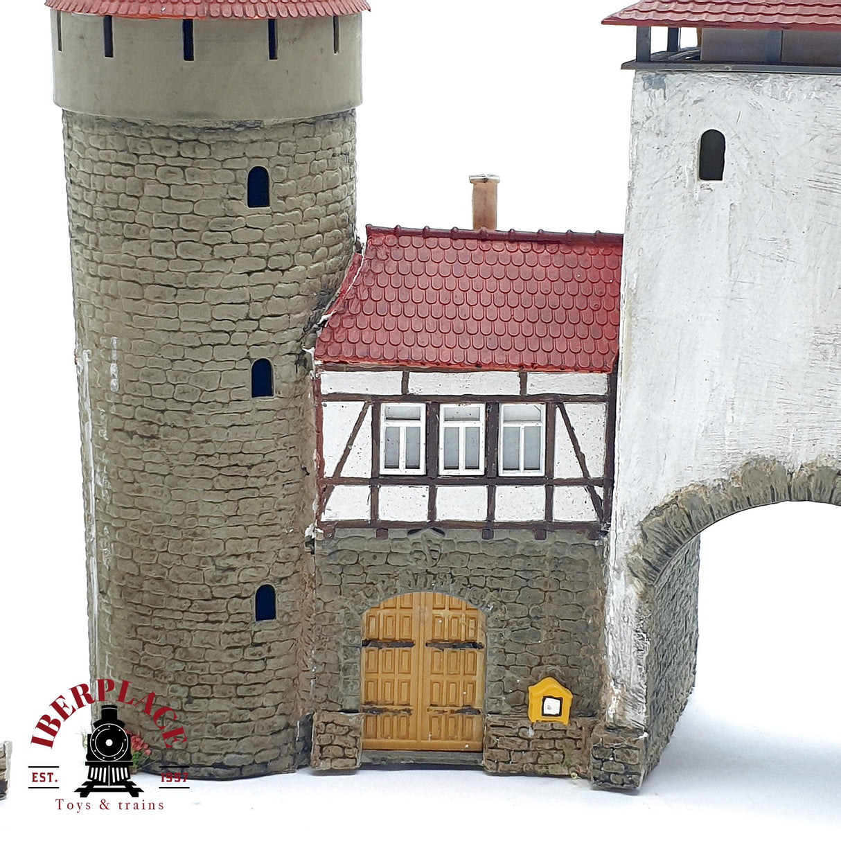 ♻️ Torre antigua puerta del pueblo tipo castillo H0 escala 1:87