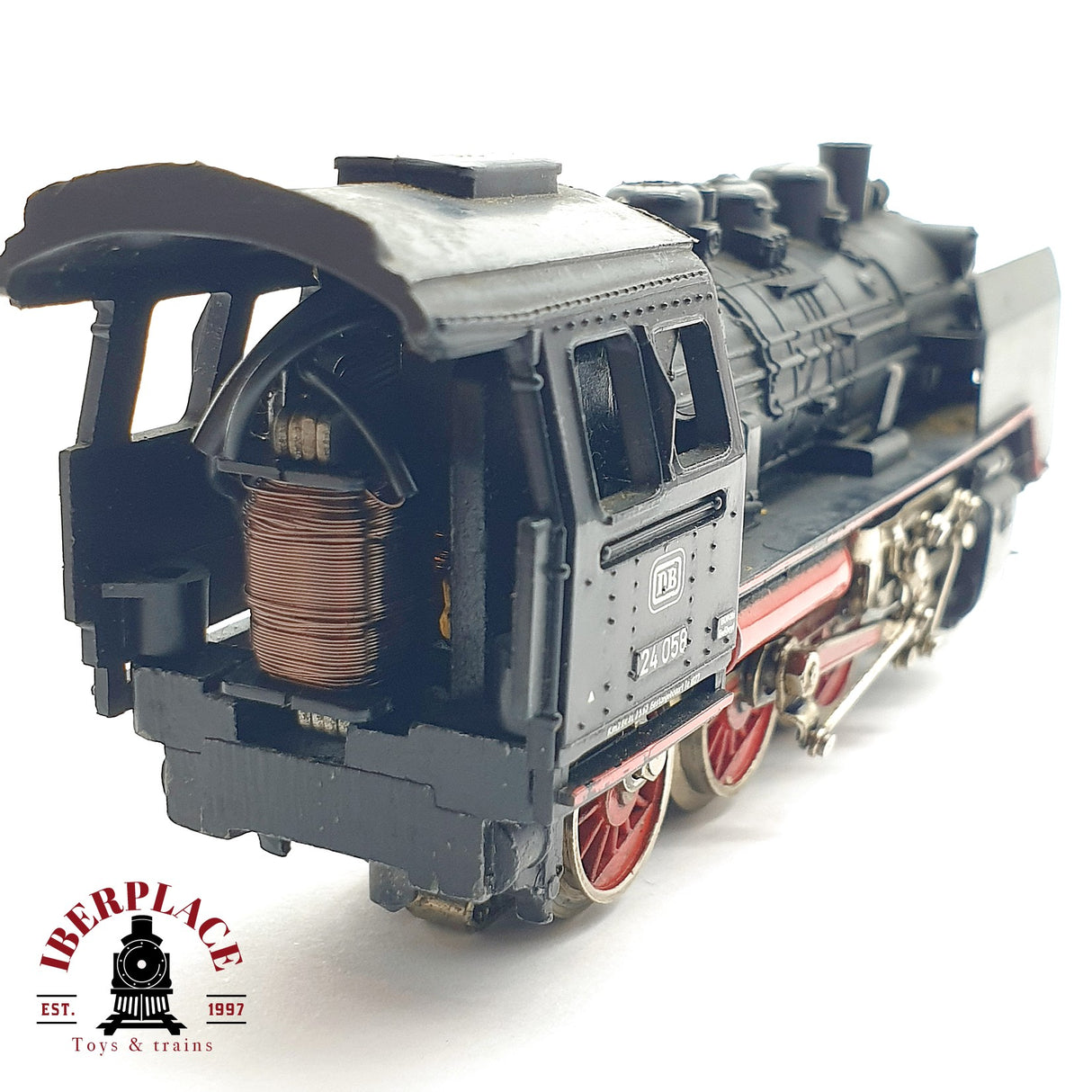 ♻️ AC Märklin Locomotora BR 24 058 DB Negra H0 escala 1:87