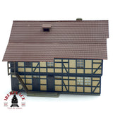 ♻️  Granja con entramado de madera H0 escala 1:87