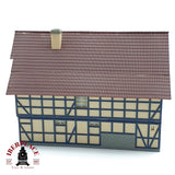 ♻️  Granja con entramado de madera H0 escala 1:87