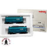 ♻️ Märklin 47205 set de vagones para bobinas de acero laminado B Cargo H0 escala 1:87 A28