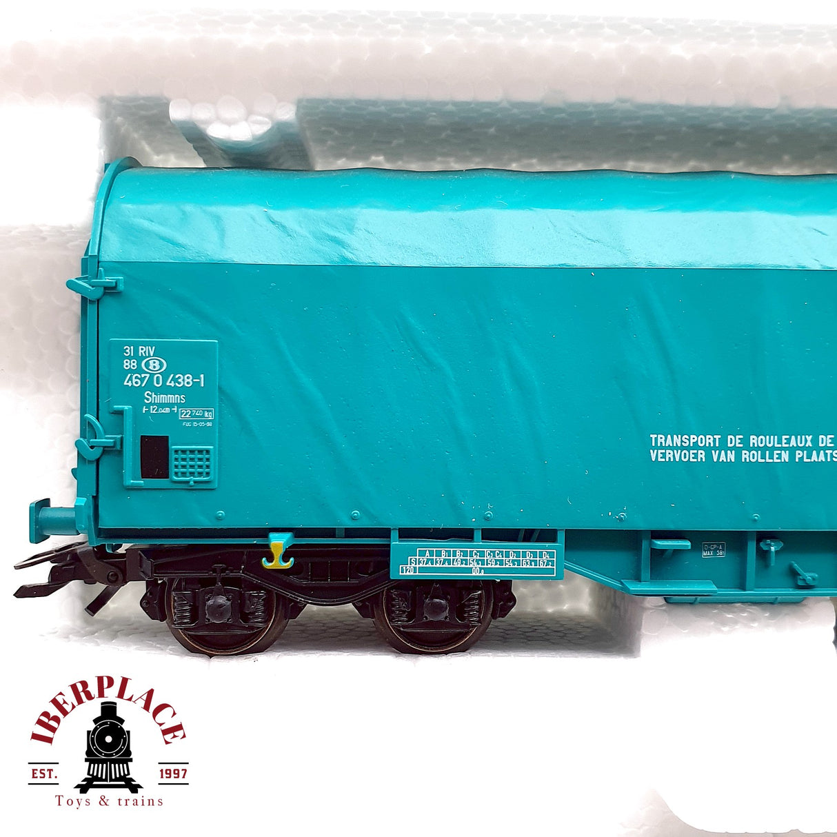 ♻️ Märklin 47205 set de vagones para bobinas de acero laminado B Cargo H0 escala 1:87 A28